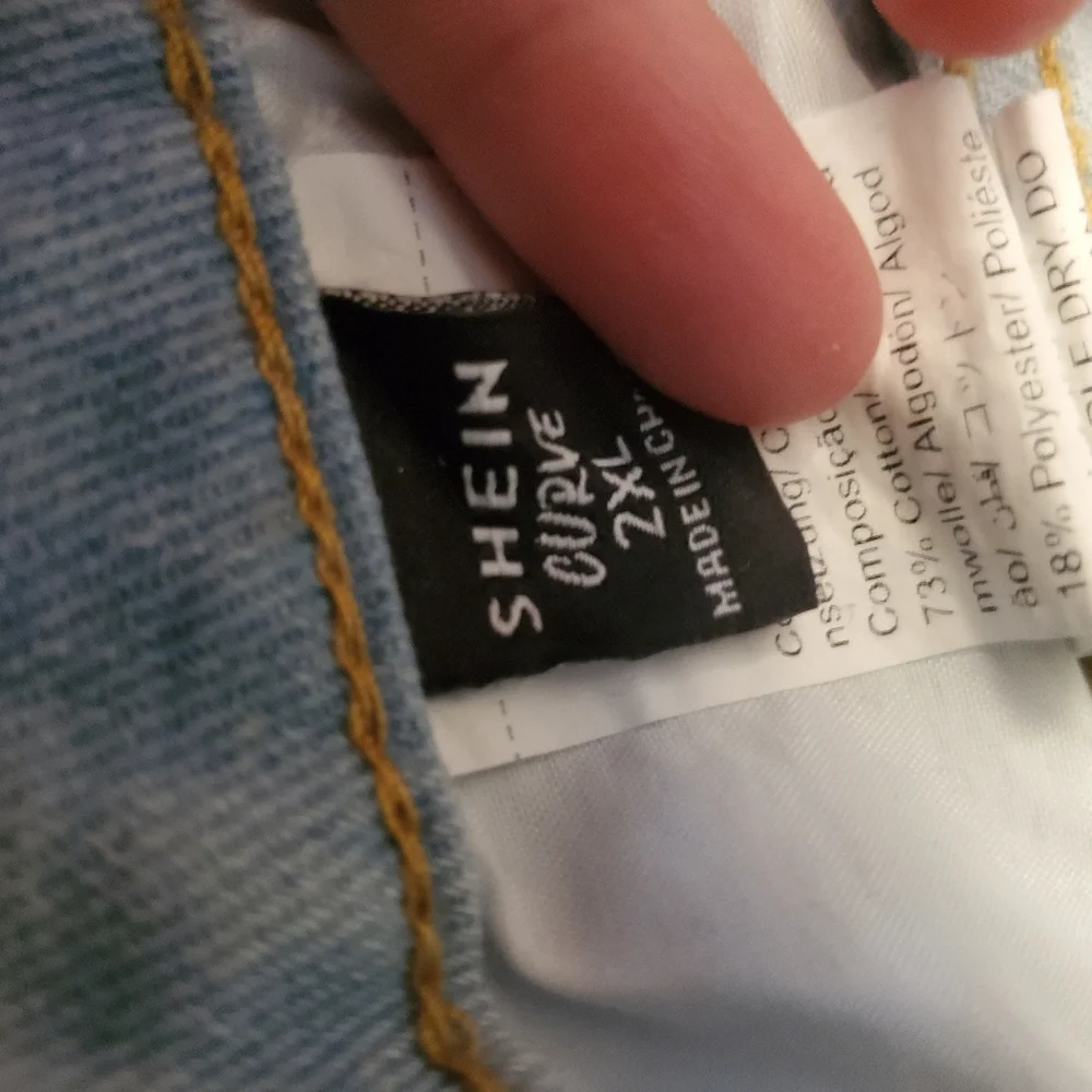 SHEIN Straight Jeans Women's 2XL High Rise Curve - Picture 6 of 9